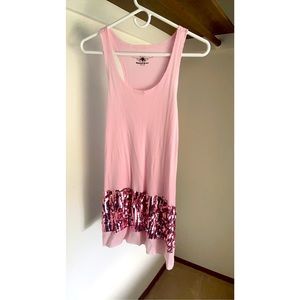 Cute & Sparkling Pink Mini Dress